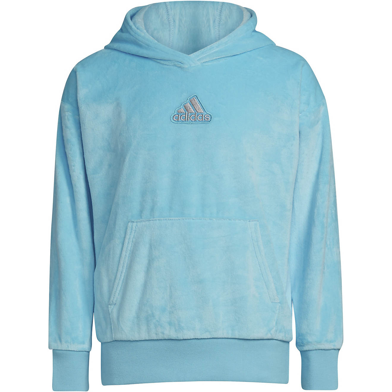 adidas Girls' Cozy Fleece Hooded Pullover                                                                                        - view number 1