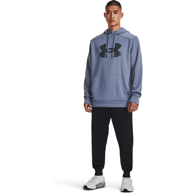 Under Armour Men's Armour Big Logo Hoodie Blue Light, Medium - Men's Athletic Fleece at Academy Sports product image