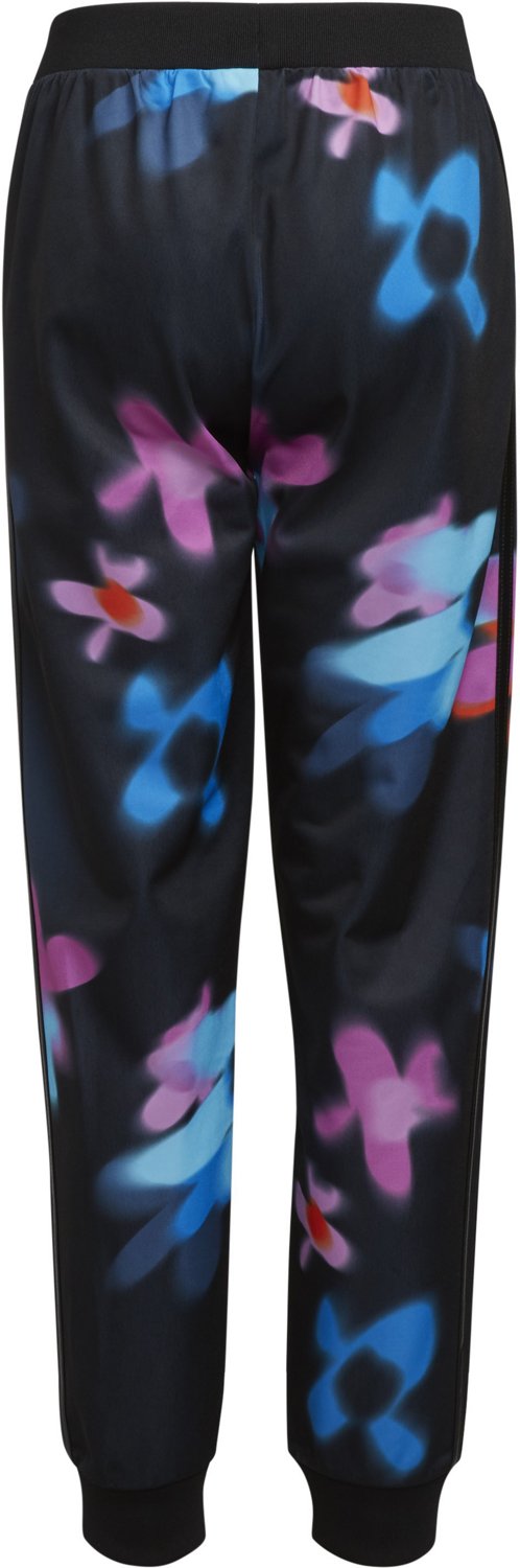 adidas Girls’ Allover Print 3-Stripes Tricot Jogger Pants - view number 3