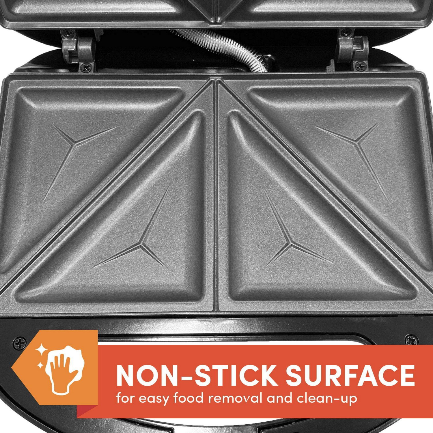 Elite Gourmet 2-Slice Cool-Touch Sandwich and Snack Maker