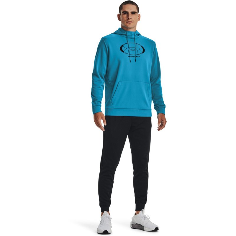 Under Armour Men’s HD Graphic Armour Fleece Blue, X-Large - Men's Athletic Fleece at Academy Sports product image