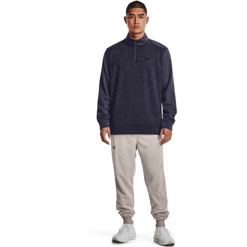 Under Armour Men’s Twist 1/4 Zip Fleece Gray Dark, Medium - Men's Athletic Fleece at Academy Sports product image