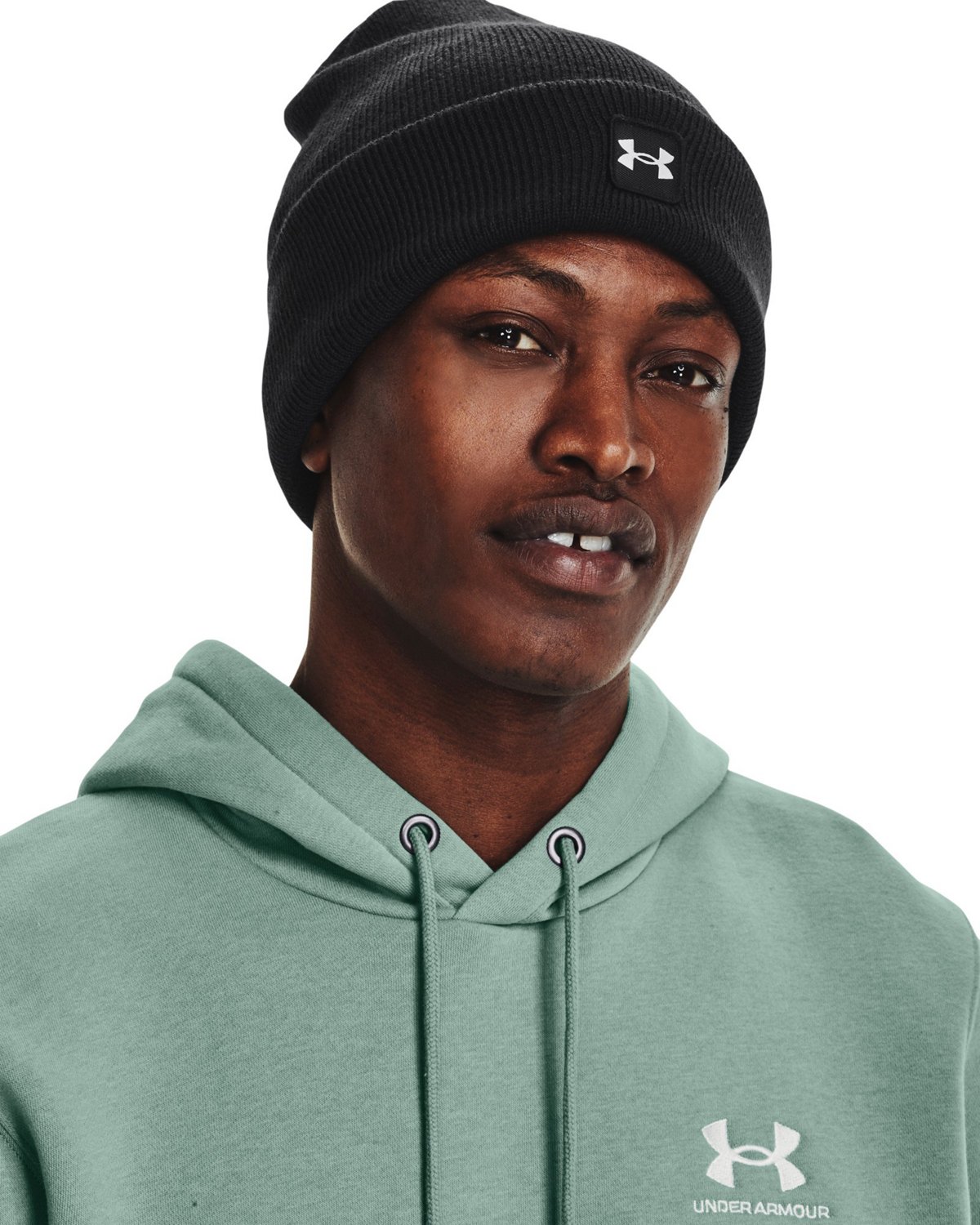 UNDER ARMOUR Under Armour HALFTIME FLEECE - Bonnet Homme gray