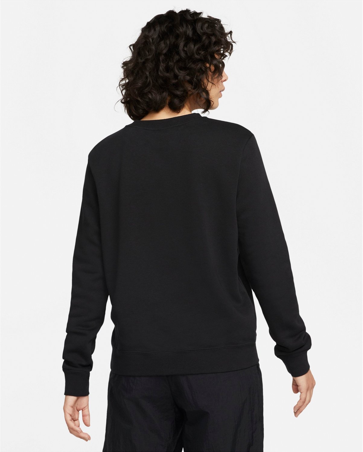Nike Women's Club Fleece Graphic Long Sleeve Crew Neck Sweatshirt - view number 2