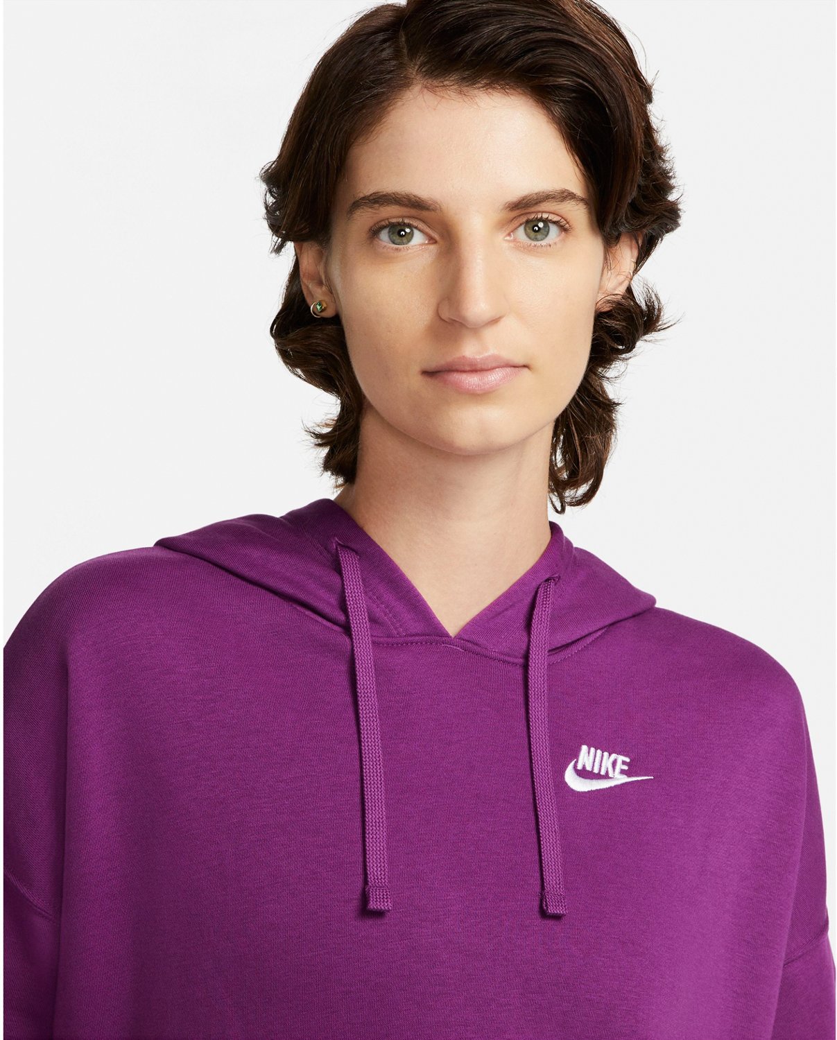 womens nike classic fleece hoodie