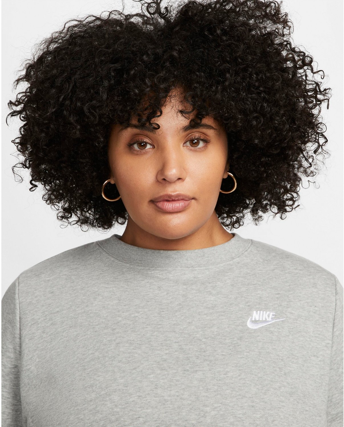 Nike Women’s Sportswear Club Fleece Oversized Crew Plus Size Sweatshirt ...
