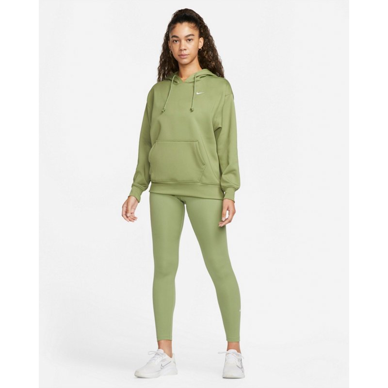 Nike Women's Therma Training Pullover Hoodie Green Light, X-Large - Women's Athletic Fleece at Academy Sports product image