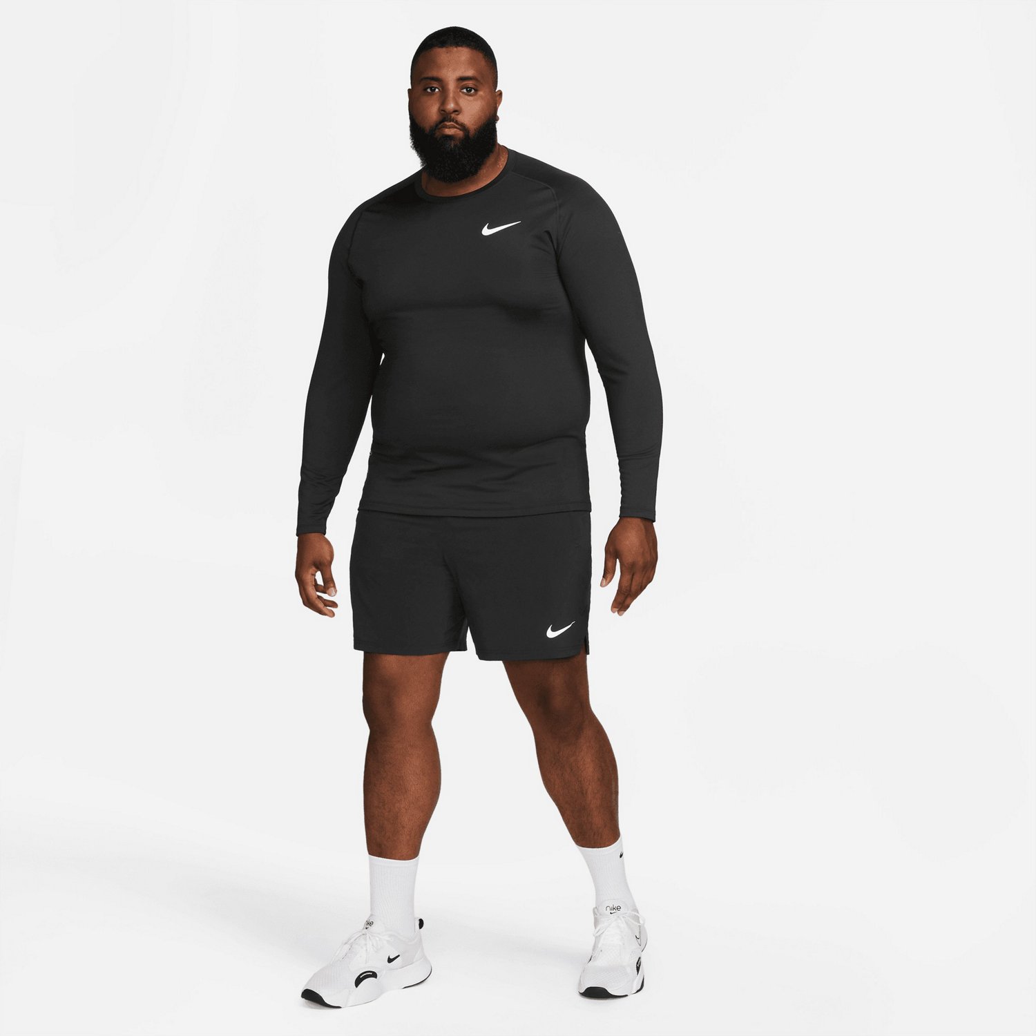 Dólar pequeño compilar Nike Men's Pro Warm Long Sleeve T-shirt | Academy