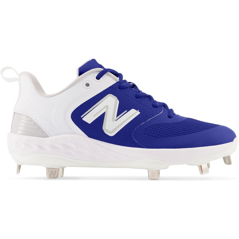 New Balance Women's Velov3 Metal Softball Cleats Blue/White, 8.5 - Women's Softball at Academy Sports