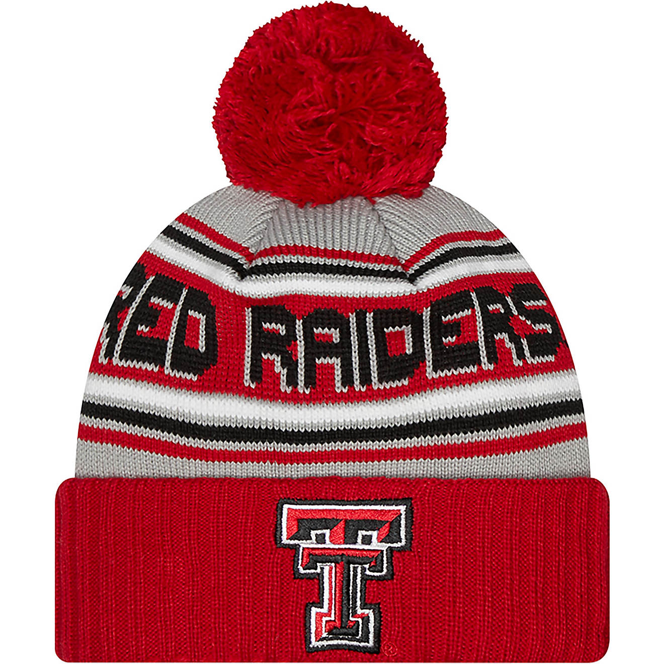 New Era Men's Texas Tech University Cheer Knit Hat                                                                               - view number 1