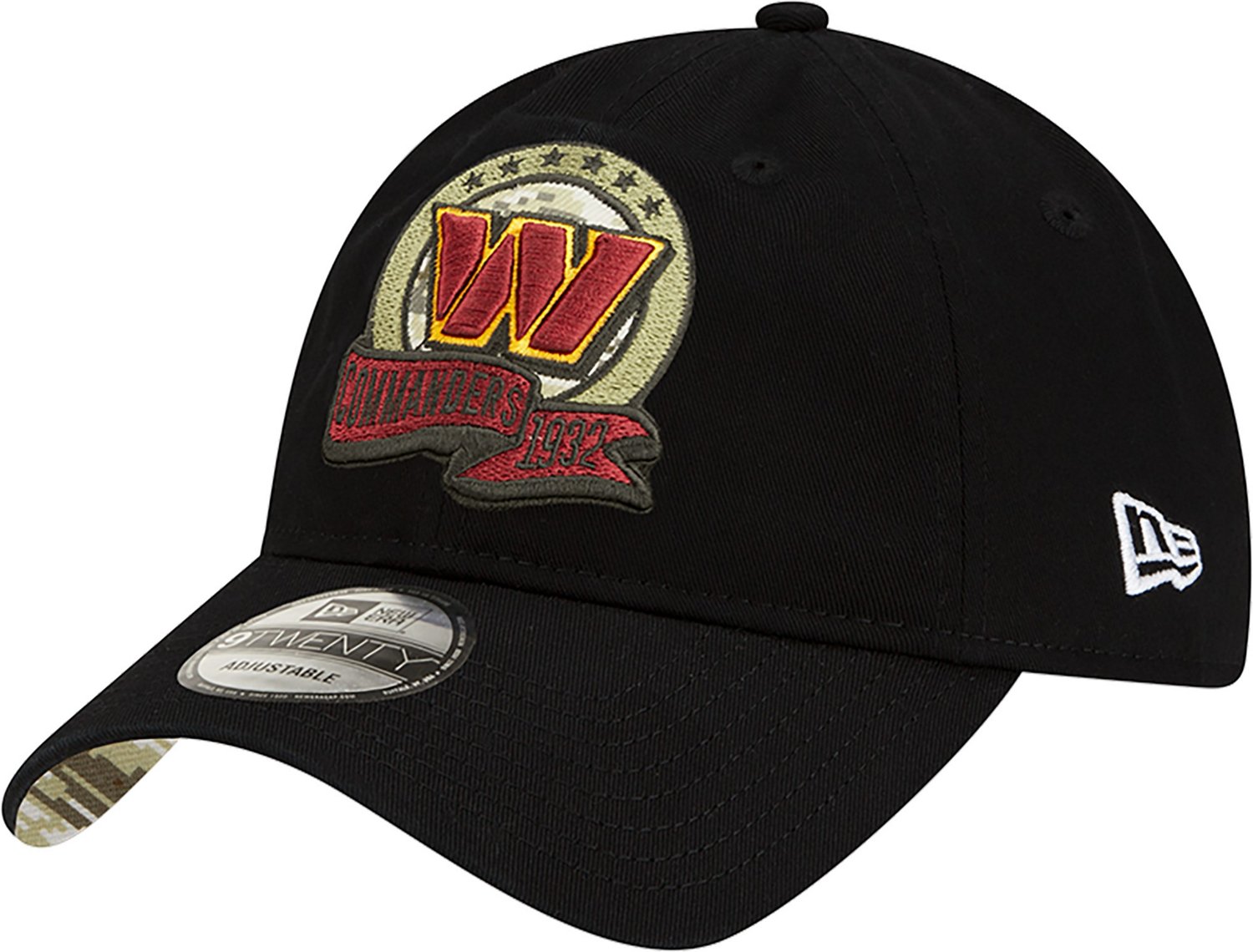 : New Era Men's Washington Commanders Black on Black II