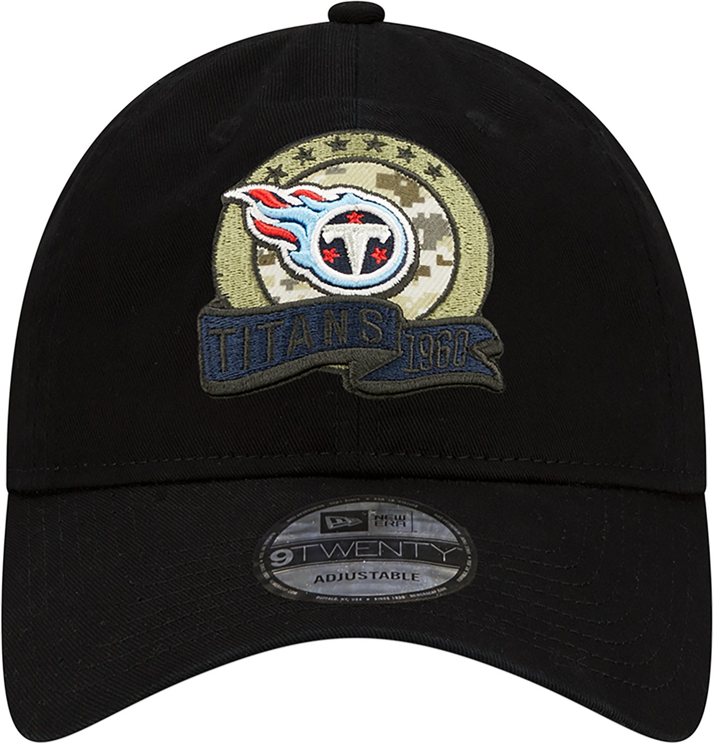 New Era Men's New Era Camo/Black Tennessee Titans Basic 9TWENTY Trucker  Snapback Hat