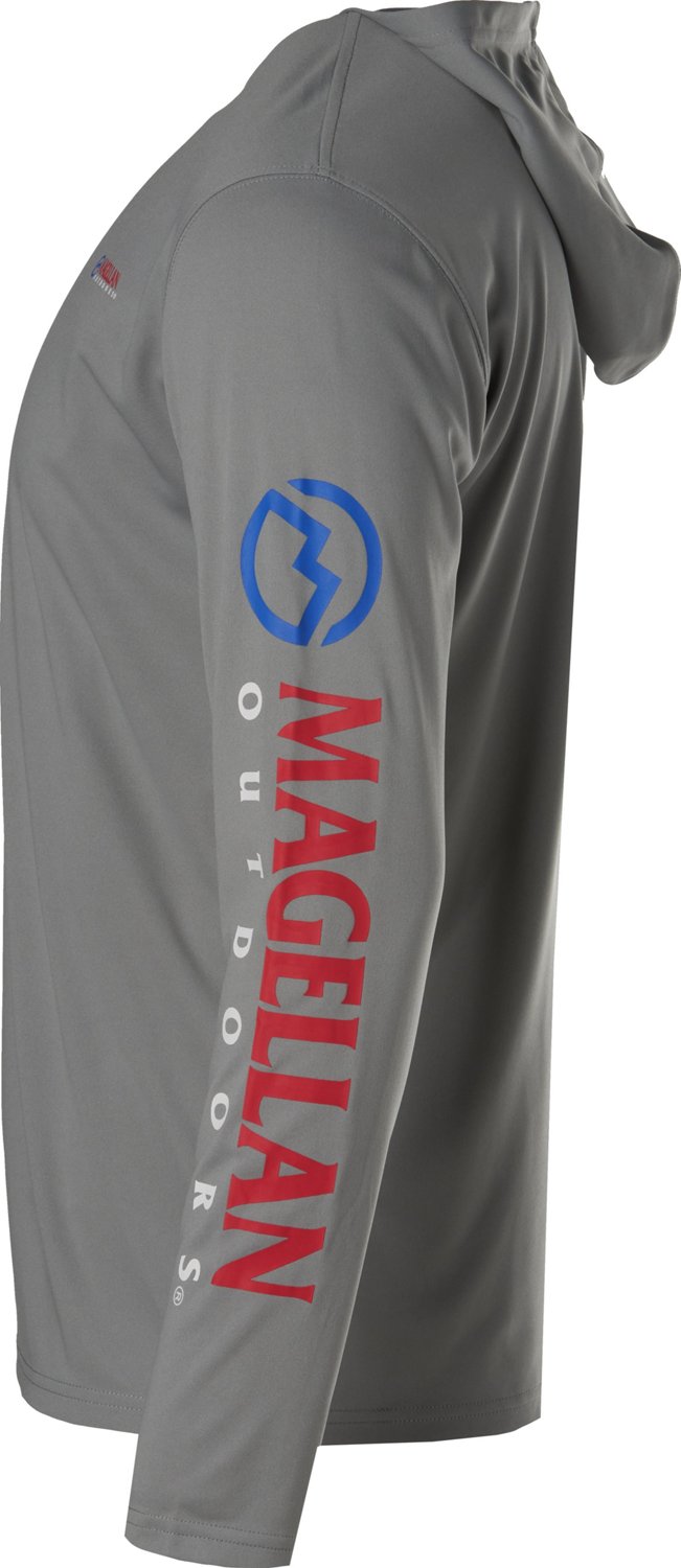 Magellan Outdoors Men's Casting Crew Long Sleeve Hoodie - view number 3