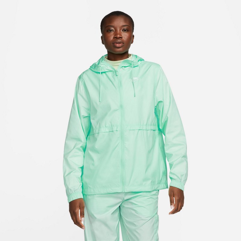 Nike Women's Essential Woven Repel Jacket Aqua/Turquoise, Medium - Women's Athletic Jackets at Academy Sports product image