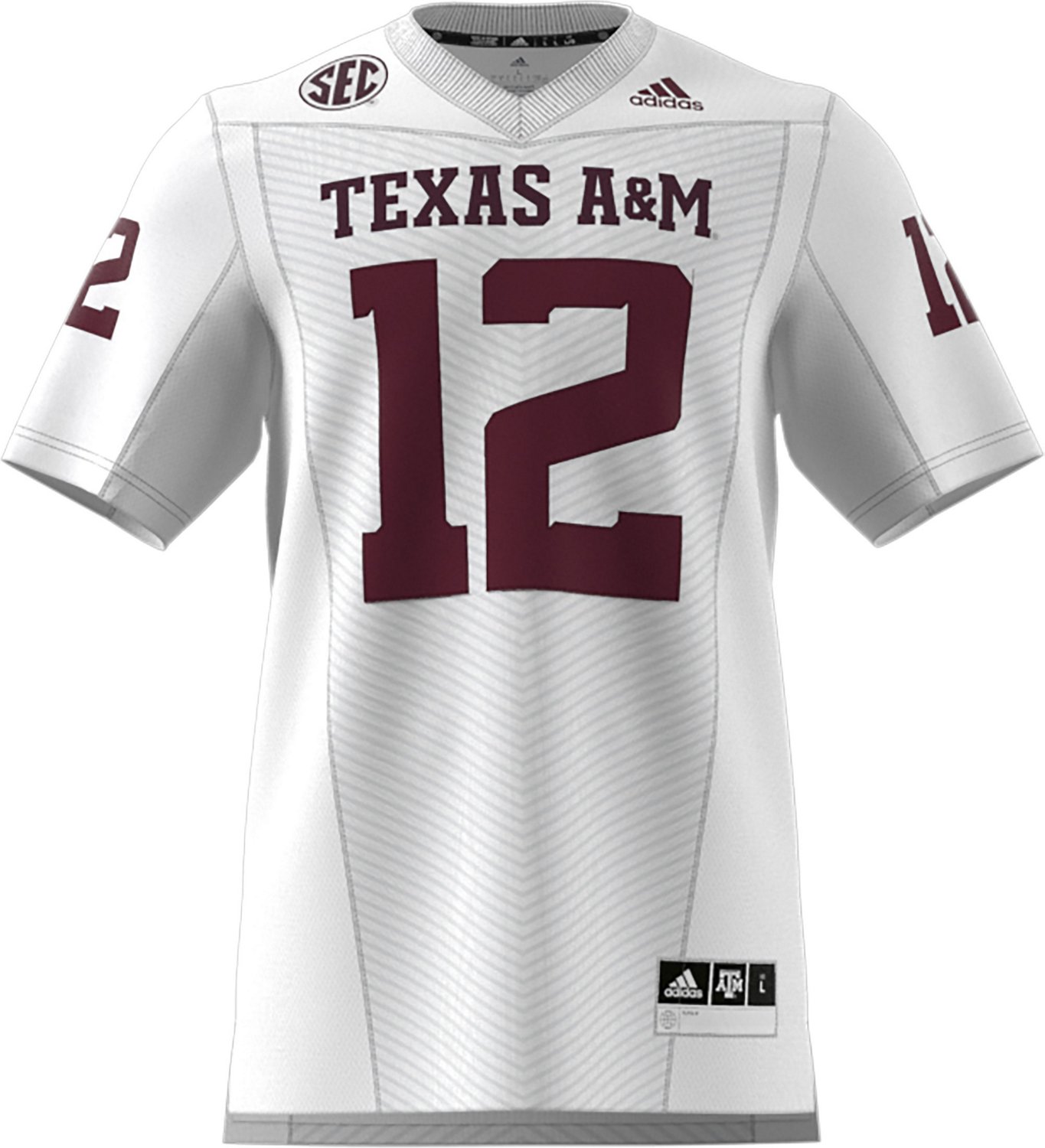 adidas Men's Texas A&M University Premier Football Jersey - view number 2