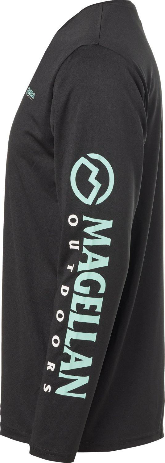 Magellan Outdoors Men's Casting Crew Core Graphic Long Sleeve T-shirt                                                            - view number 3