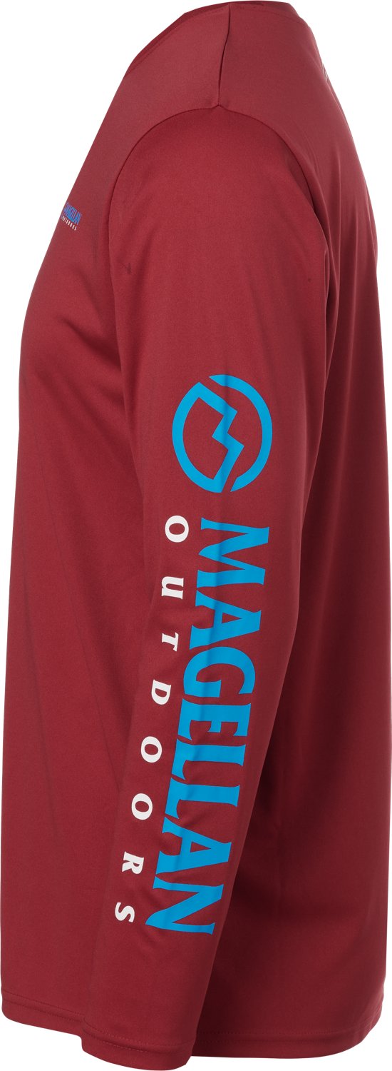 Magellan Outdoors Men's Casting Crew Core Graphic Long Sleeve T-shirt                                                            - view number 5