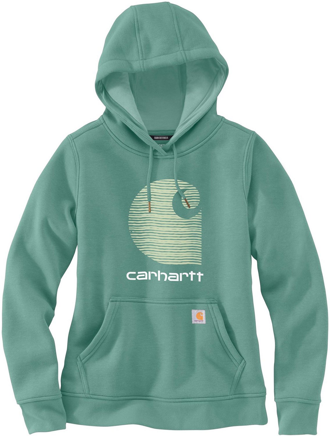 Carhartt Women's Rain Defender Relaxed Fit Graphic Hoodie Academy