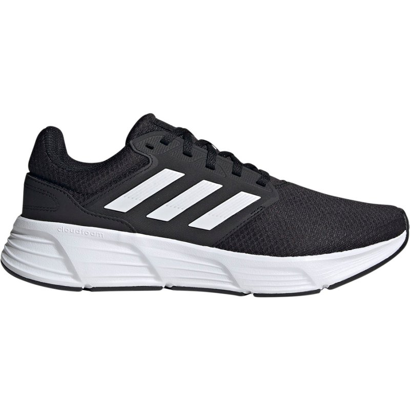 adidas Men's Galaxy 6 Running Shoes Black/White, 10.5 - Men's Active at Academy Sports product image