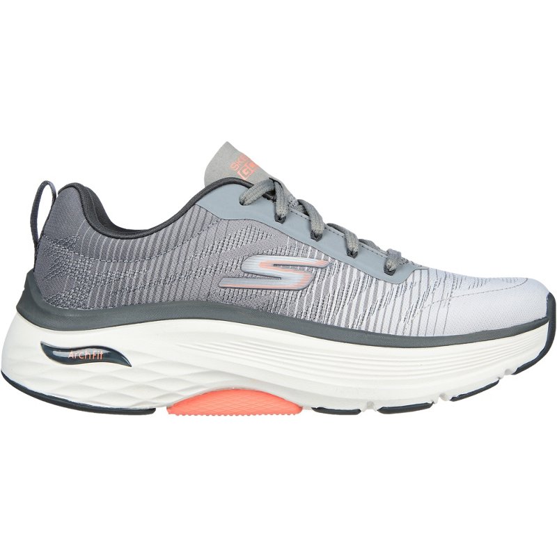 SKECHERS Women's Max Cushioning Arch Fit Shoes Gray, 9.5 - Women's Active at Academy Sports product image