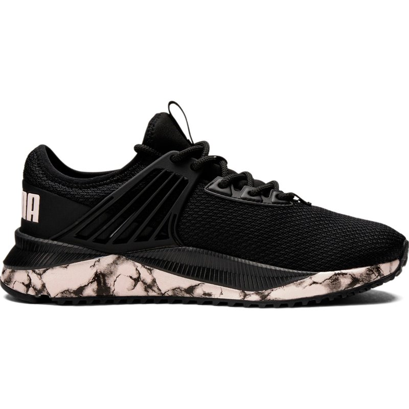 PUMA Women's Pacer Future Shine Shoes Black/Pink, 9 - Women's Athletic Lifestyle at Academy Sports product image