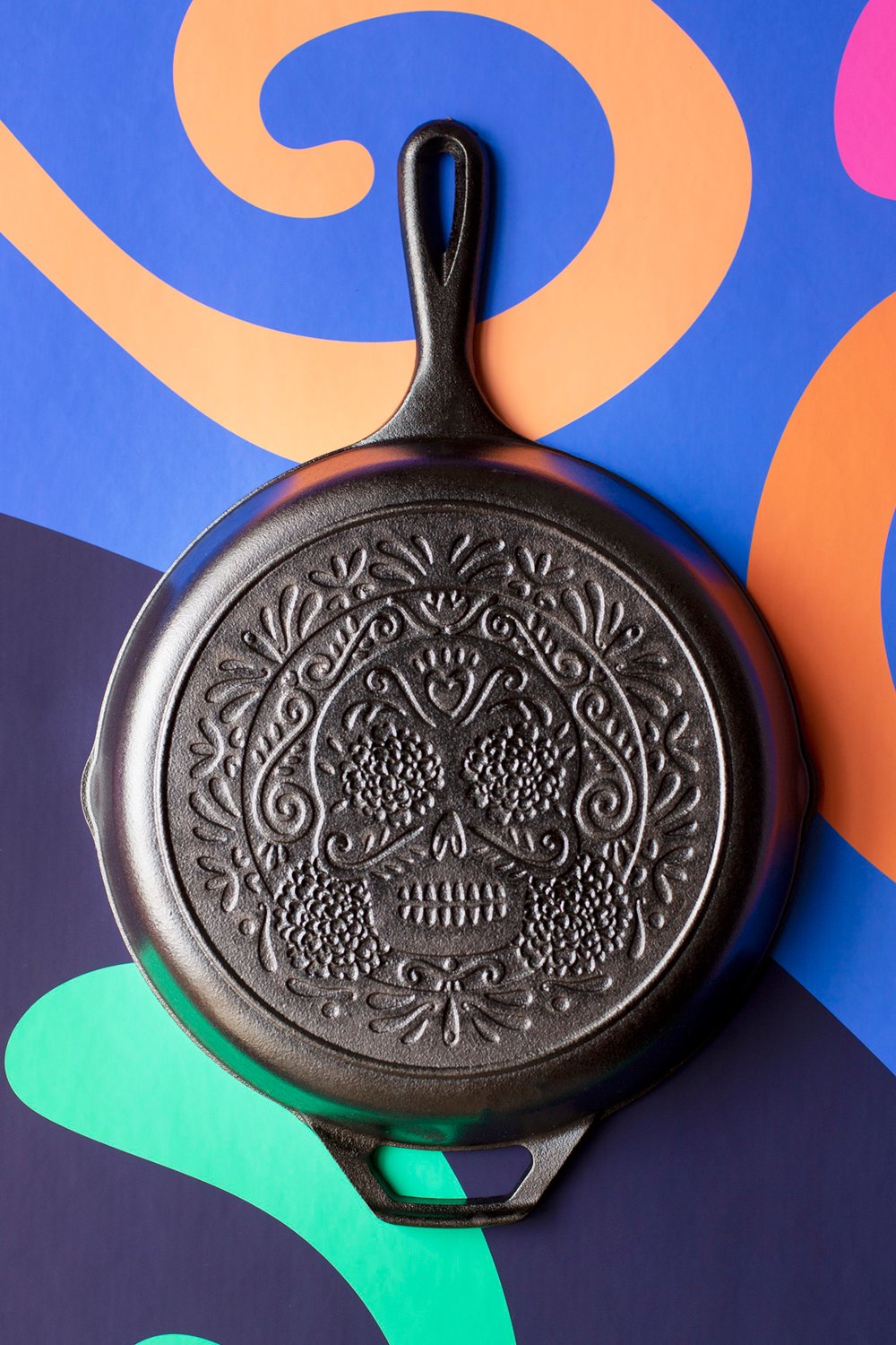 Cast Iron Cookware Lodge Skillet 10.25 Sugar Skull – TheDepot