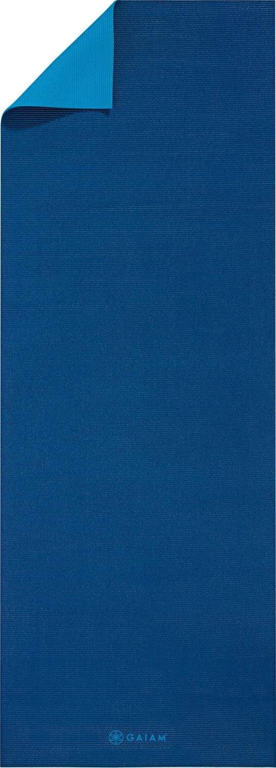 Gaiam 6mm Premium 2-Color Yoga Mat
