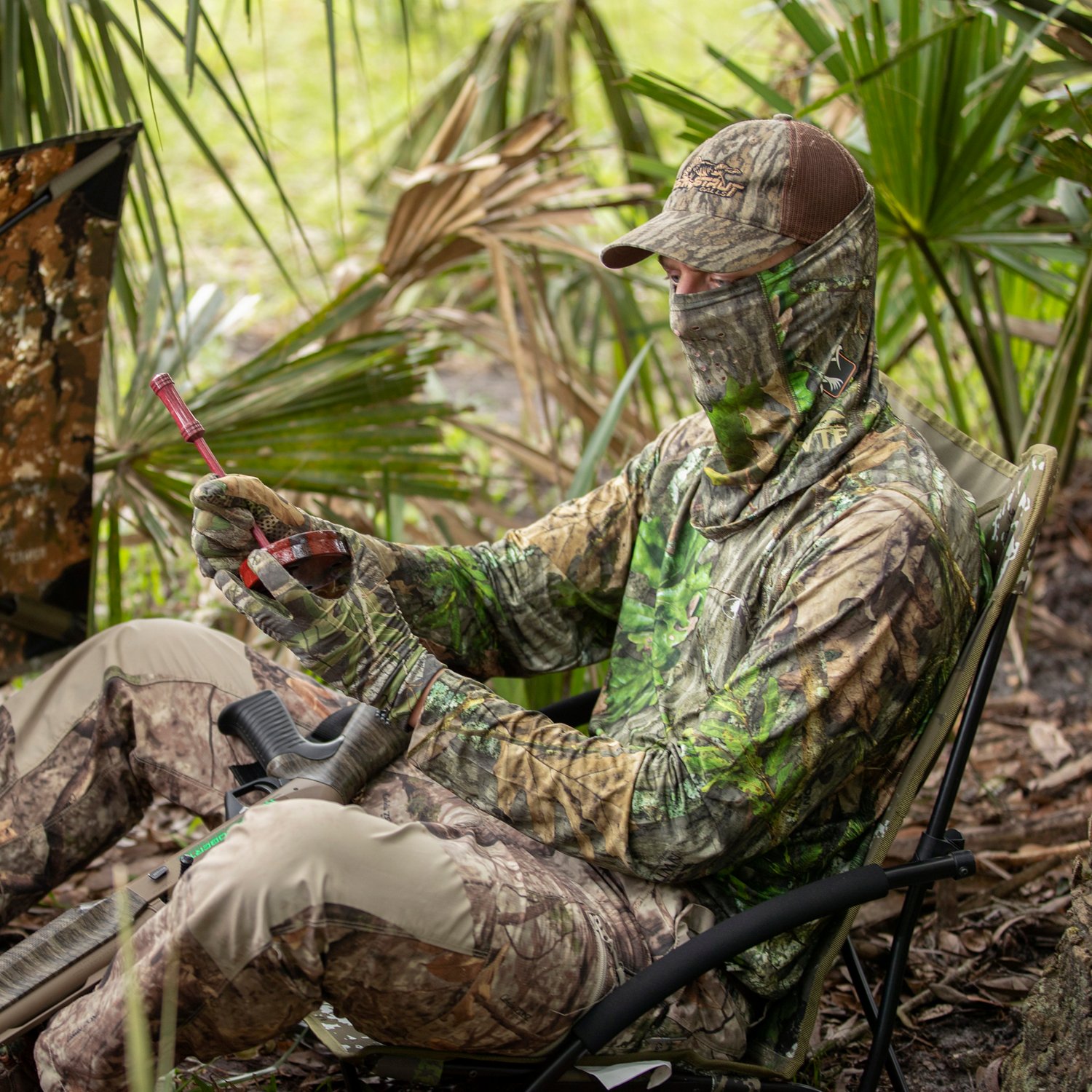 Turkey hunting 2025 chair blind