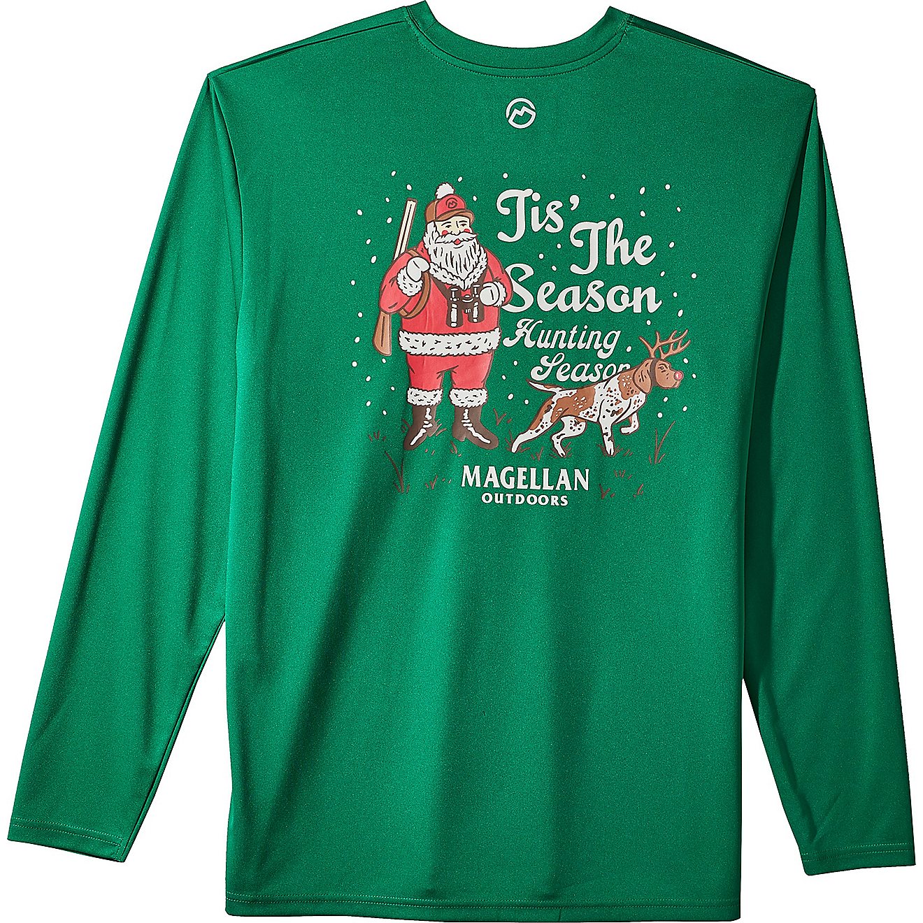 Magellan Outdoors Men’s 'Tis the Season Graphic Long Sleeve T-shirt                                                            - view number 3