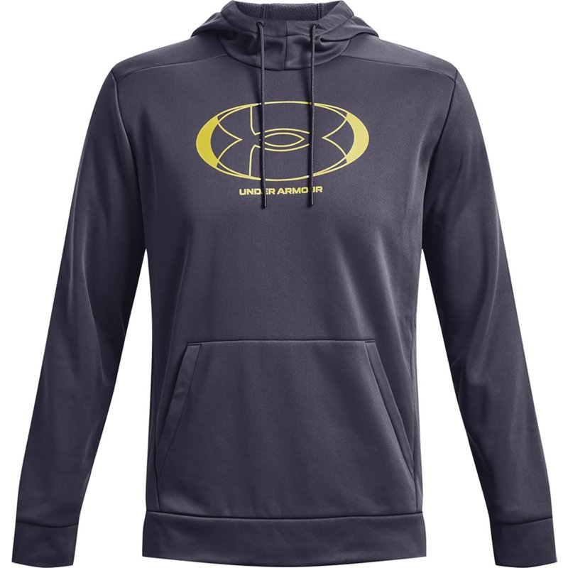 Under Armour Men’s HD Graphic Armour Fleece Blue Dark, Small - Men's Athletic Fleece at Academy Sports product image