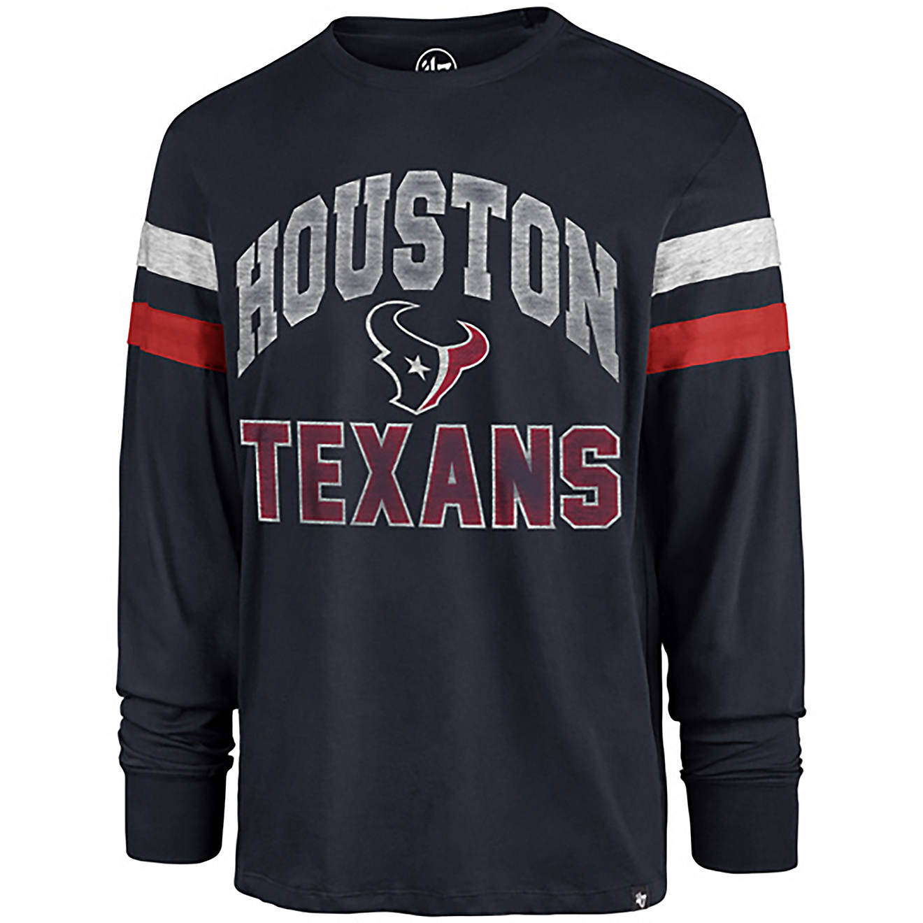 '47 Men's Houston Texans Irving Graphic Long Sleeve T-shirt                                                                      - view number 1