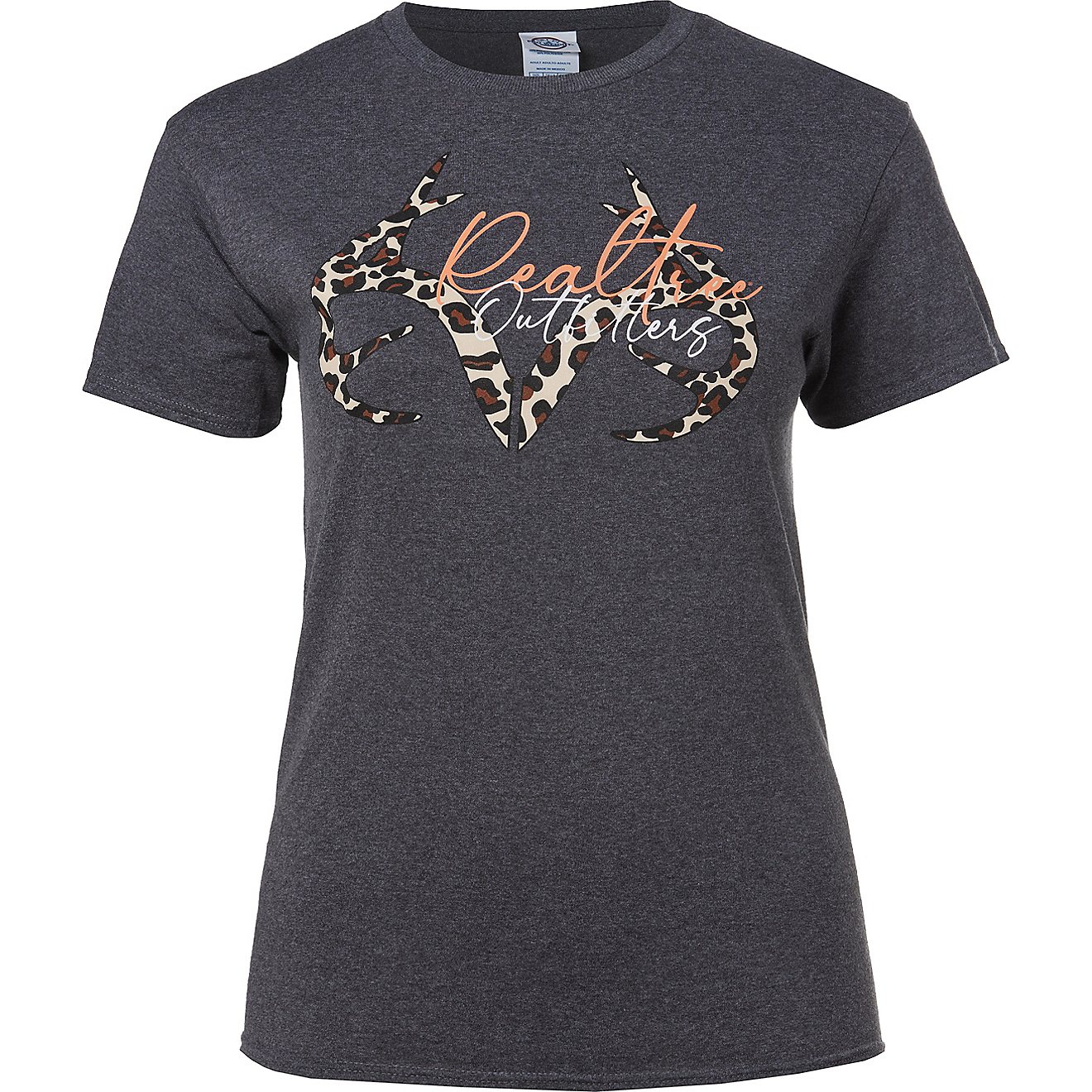 Realtree Women’s Leopard Antler New T-shirt                                                                                    - view number 1