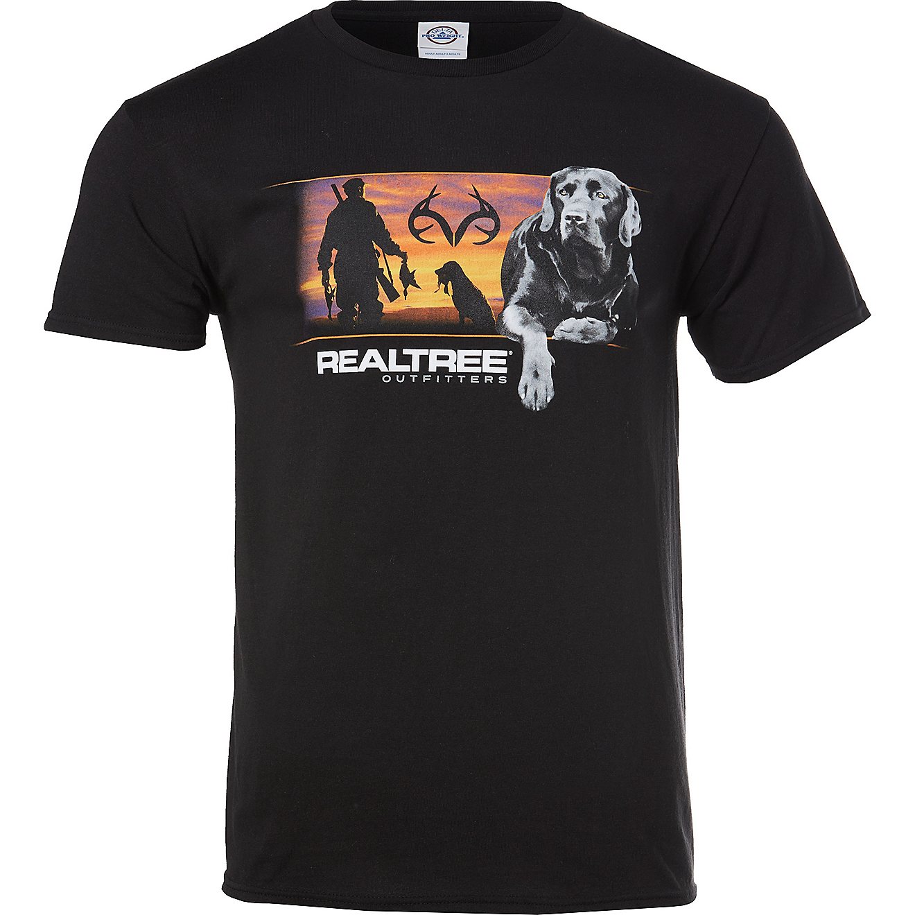 Realtree Men’s Lab Sunset T-Shirt                                                                                              - view number 1