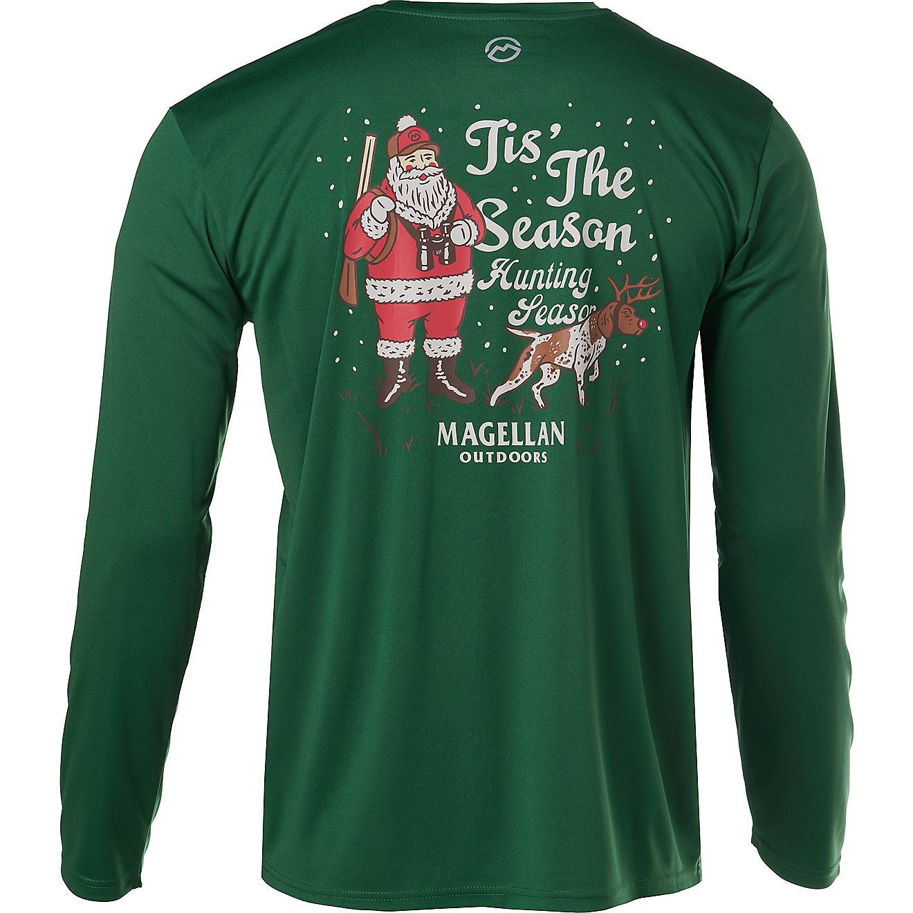 Magellan Outdoors Men’s 'Tis the Season Graphic Long Sleeve T-shirt                                                            - view number 1