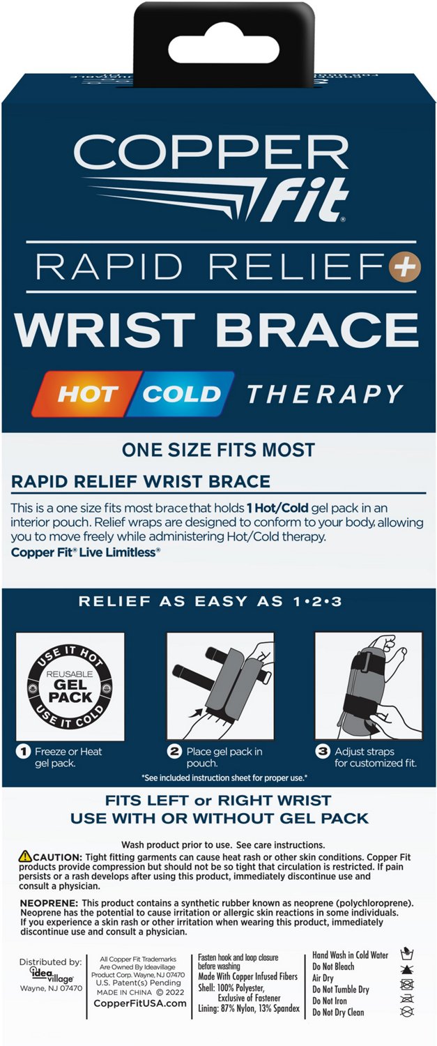Copper Fit Health+ Rapid Relief Wrist Wrap                                                                                       - view number 4
