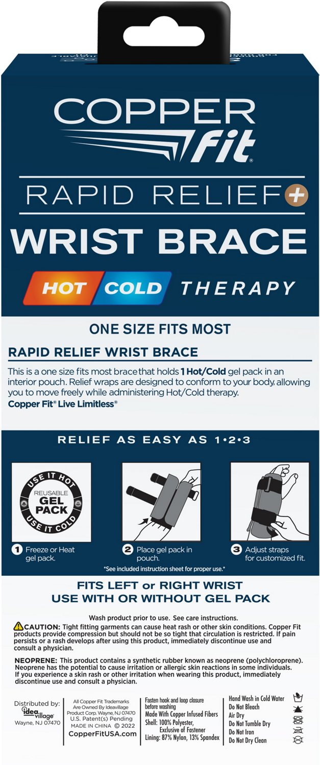 Copper Fit Health+ Rapid Relief Wrist Wrap