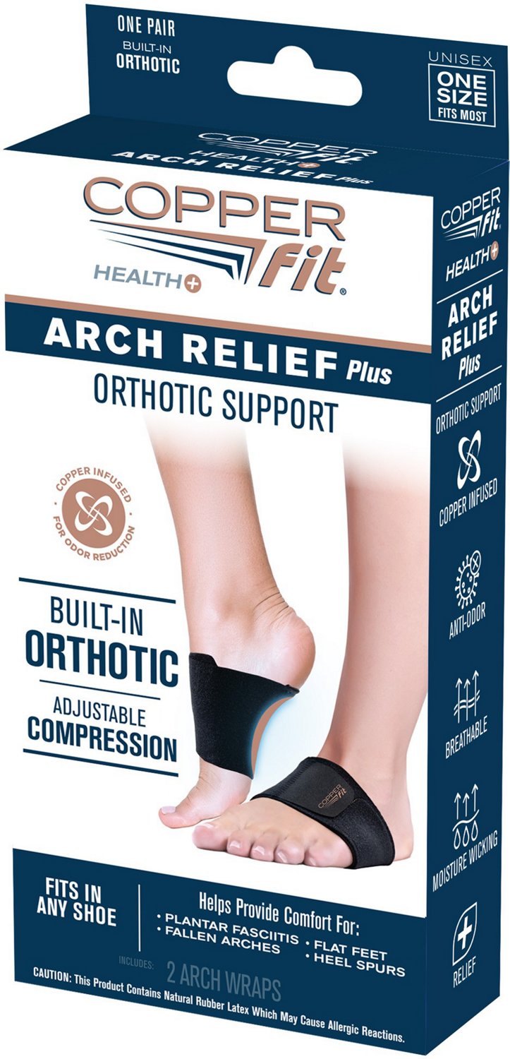 Copper Fit Health+ Arch Relief Plus Foot Wraps 2-Pack                                                                            - view number 3