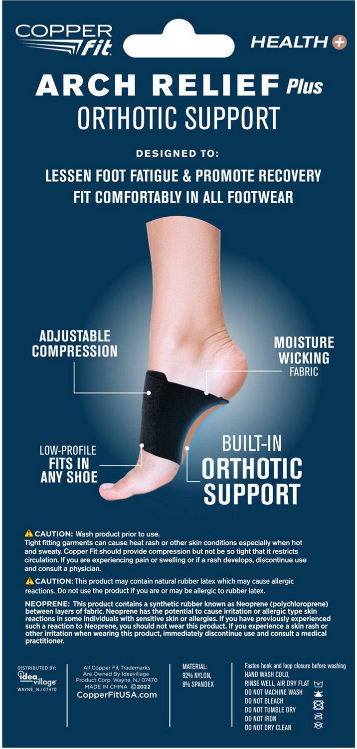 Copper Fit Health+ Arch Relief Plus Foot Wraps 2-Pack                                                                            - view number 4