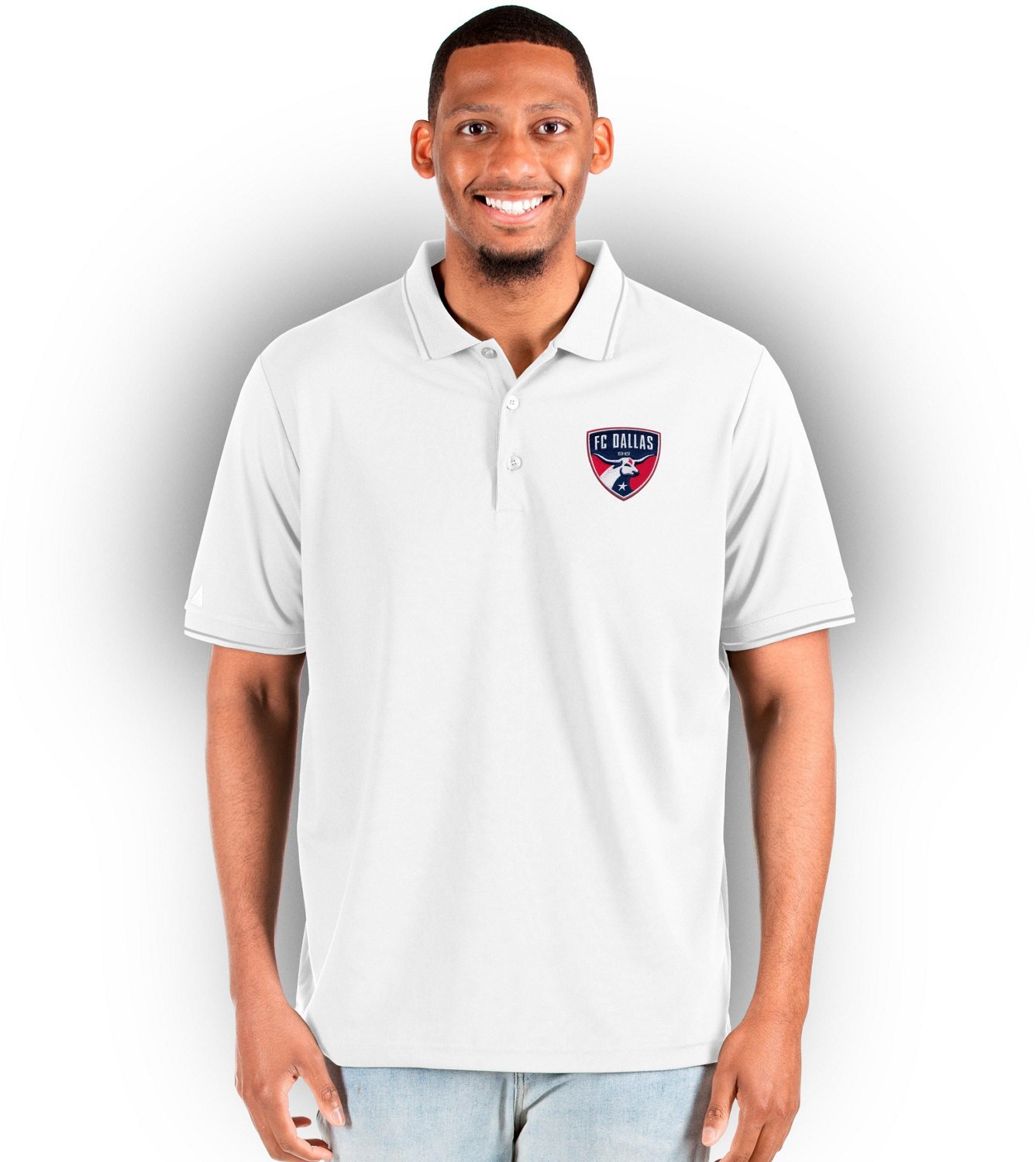 Antigua Men's FC Dallas Affluent Big And Tall Polo