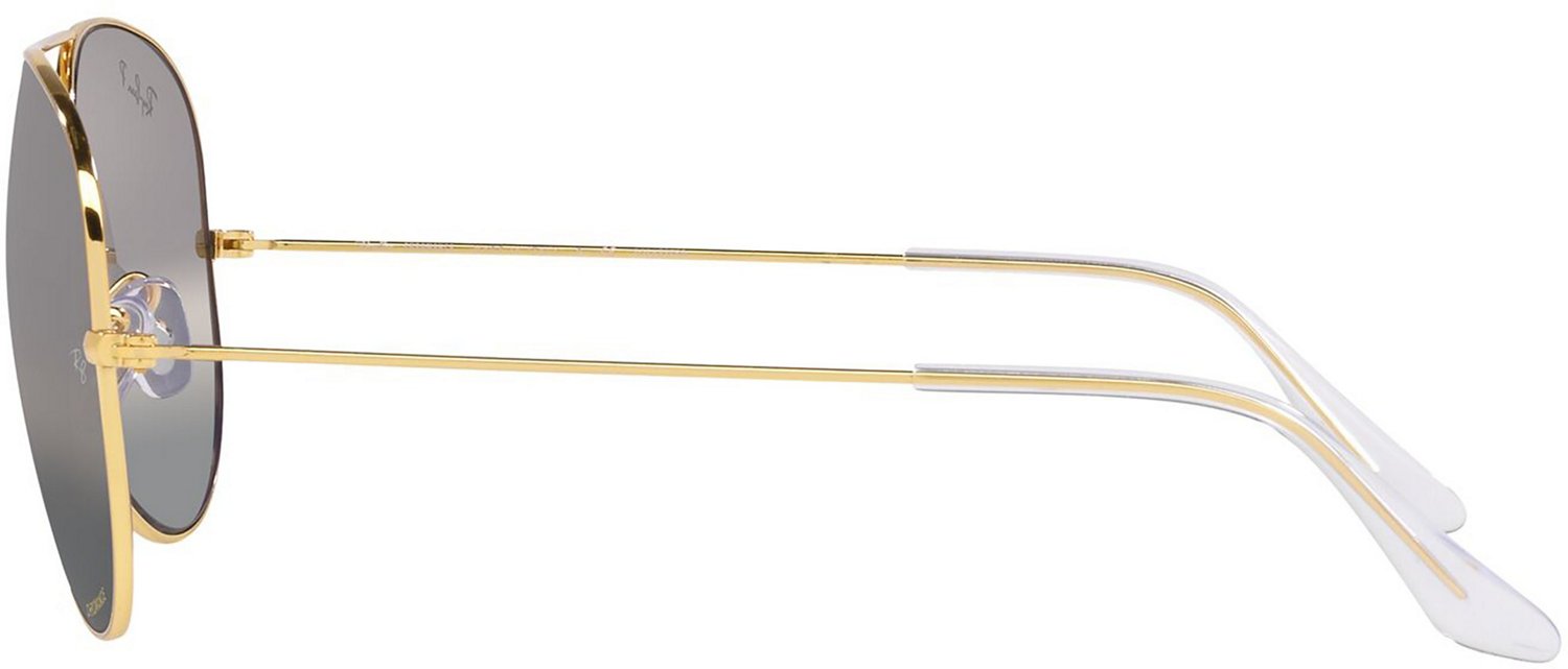 Ray-Ban Men's Large Aviator Metal Sunglasses - view number 6