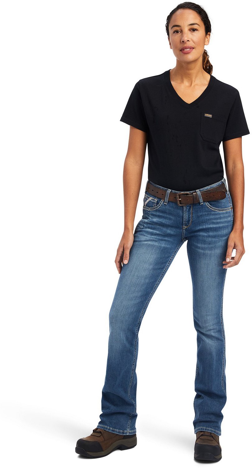Ariat Women's Rebar Riveter Boot Cut Jeans - view number 6