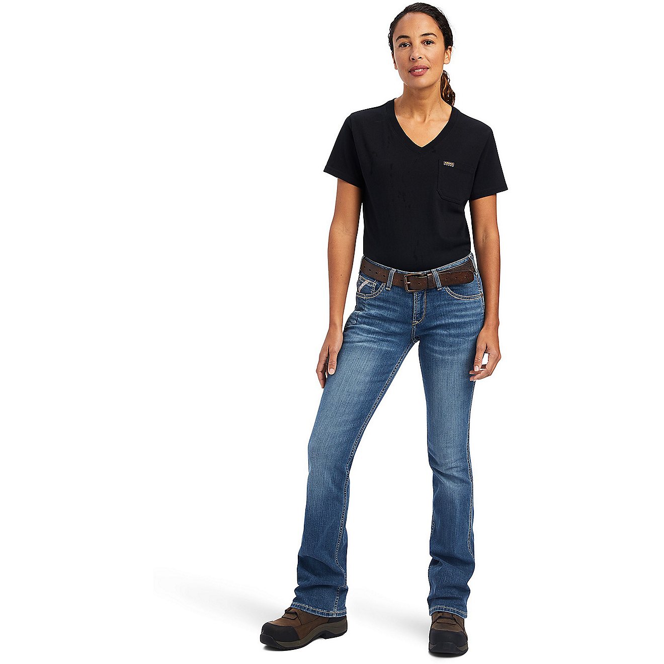 Ariat Women's Rebar Riveter Boot Cut Jeans                                                                                       - view number 6