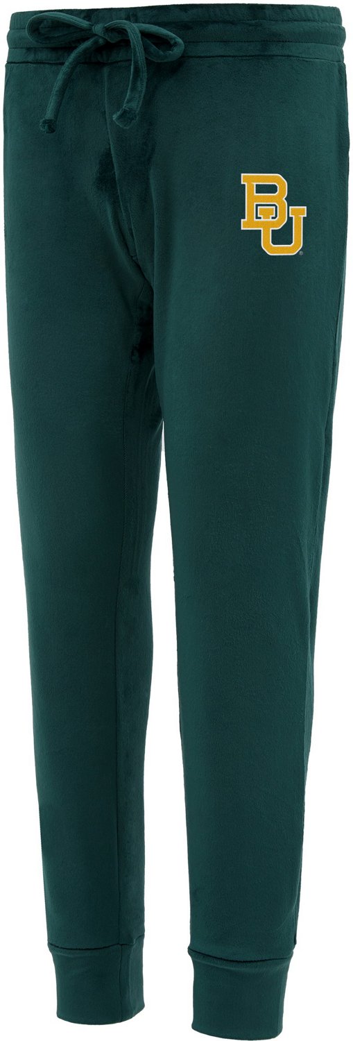 College Concept Women's Baylor University Intermission Velour Cuffed Pants