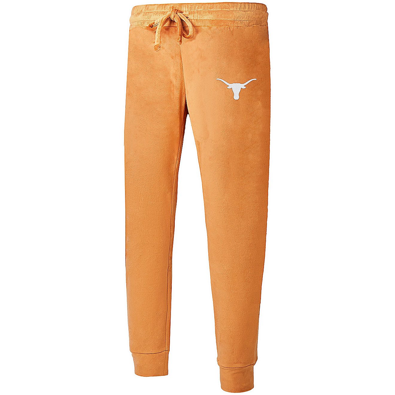 College Concept Women's University of Texas Intermission Velour Cuffed Pants                                                     - view number 1