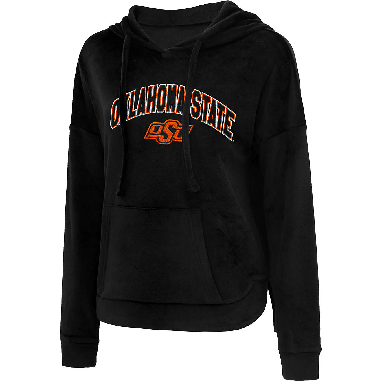 College Concept Women's Oklahoma State University Intermission Velour Hoodie                                                     - view number 1