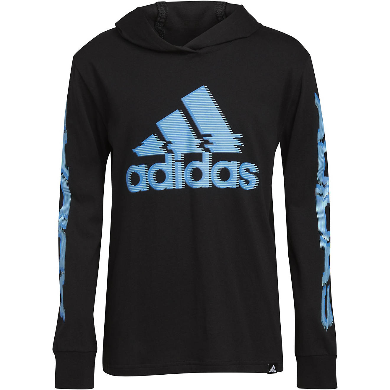 adidas Boys’ Glitchy Hooded T-shirt                                                                                            - view number 1