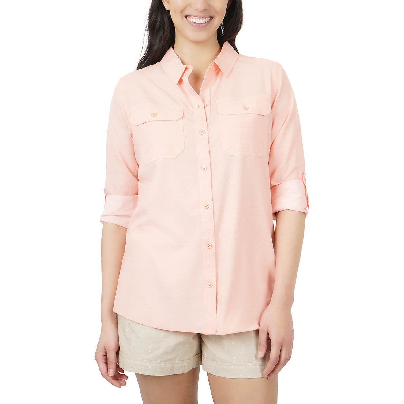 Mountain and Isles Women's Adventure Performance Button-Up Shirt                                                                 - view number 1