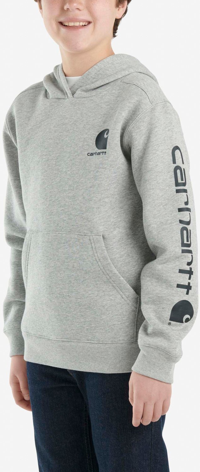 Carhartt Boys' Logo Pullover Hoodie                                                                                              - view number 2