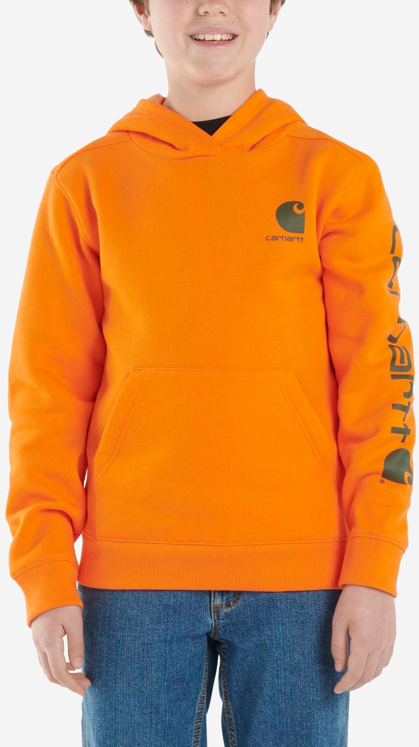Carhartt Boys' Logo Pullover Hoodie