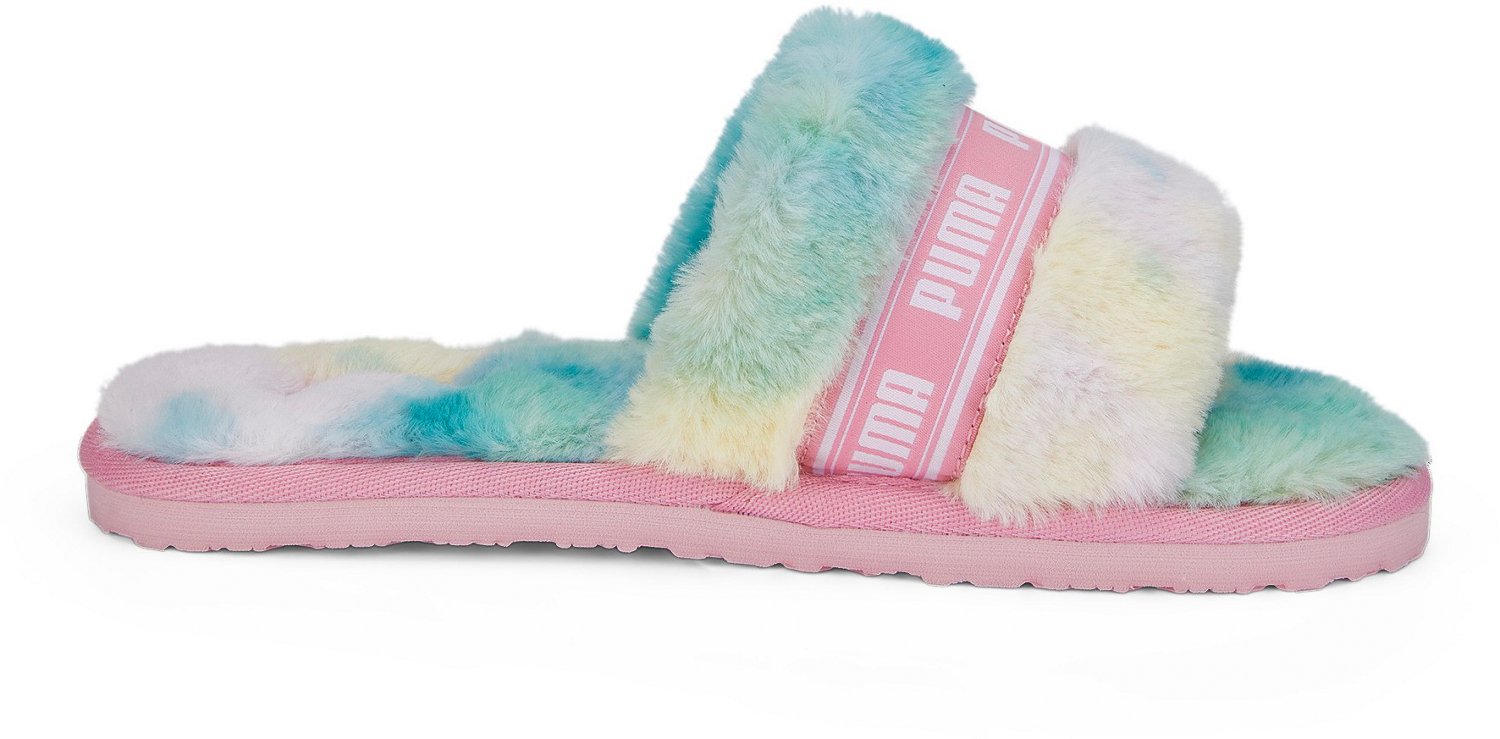 Puma tie dye discount slides